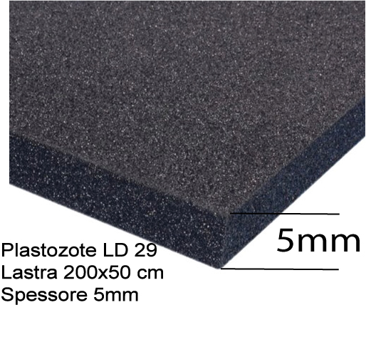 Plastozote LD29 spessore 5 mm