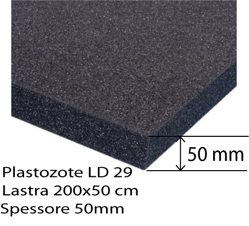 Plastozote LD29 spessore 50 mm - Clicca l'immagine per chiudere