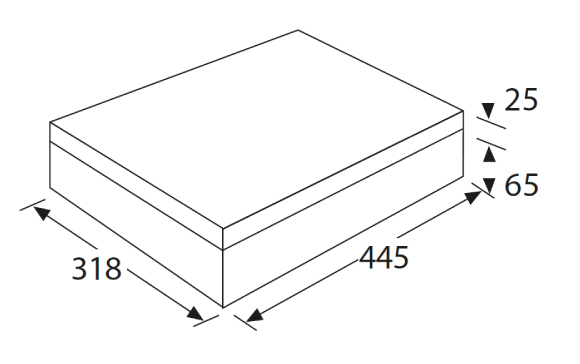 INSERTO IN SPUGNA PER 7 MICROFONI E ACCESSORI