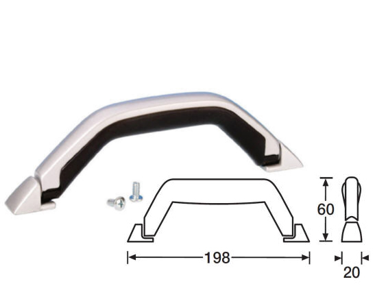 Maniglia in plastica e metallo Style - Clicca l'immagine per chiudere