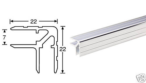 Angolare doppio 21x21 incastro 6.8 mm - Clicca l'immagine per chiudere