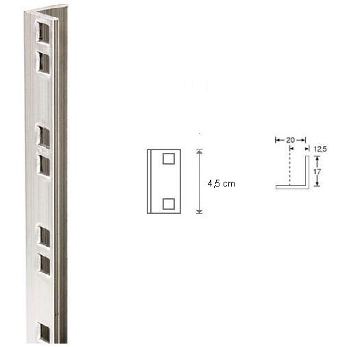 Coppia montante rack in alluminio 1 Unit