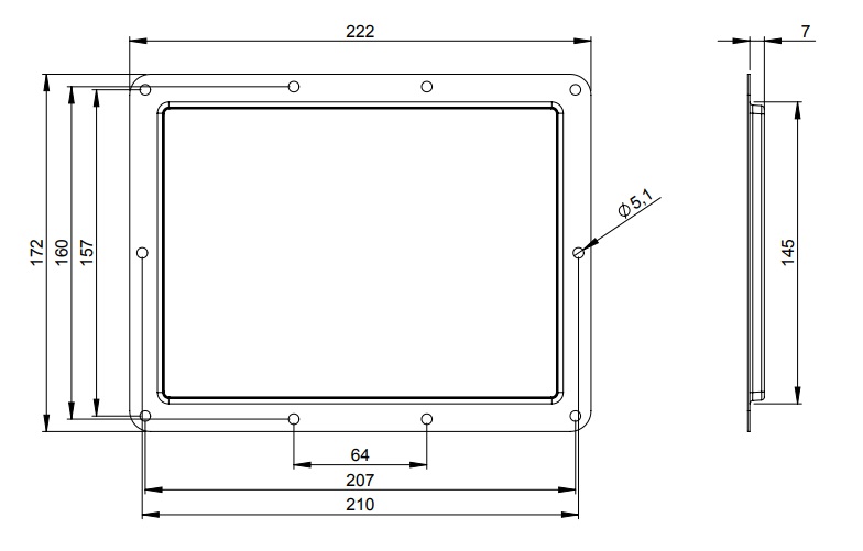 Targhetta Scrivibile in plastica bianca autoadesiva 177x127mm - Clicca l'immagine per chiudere