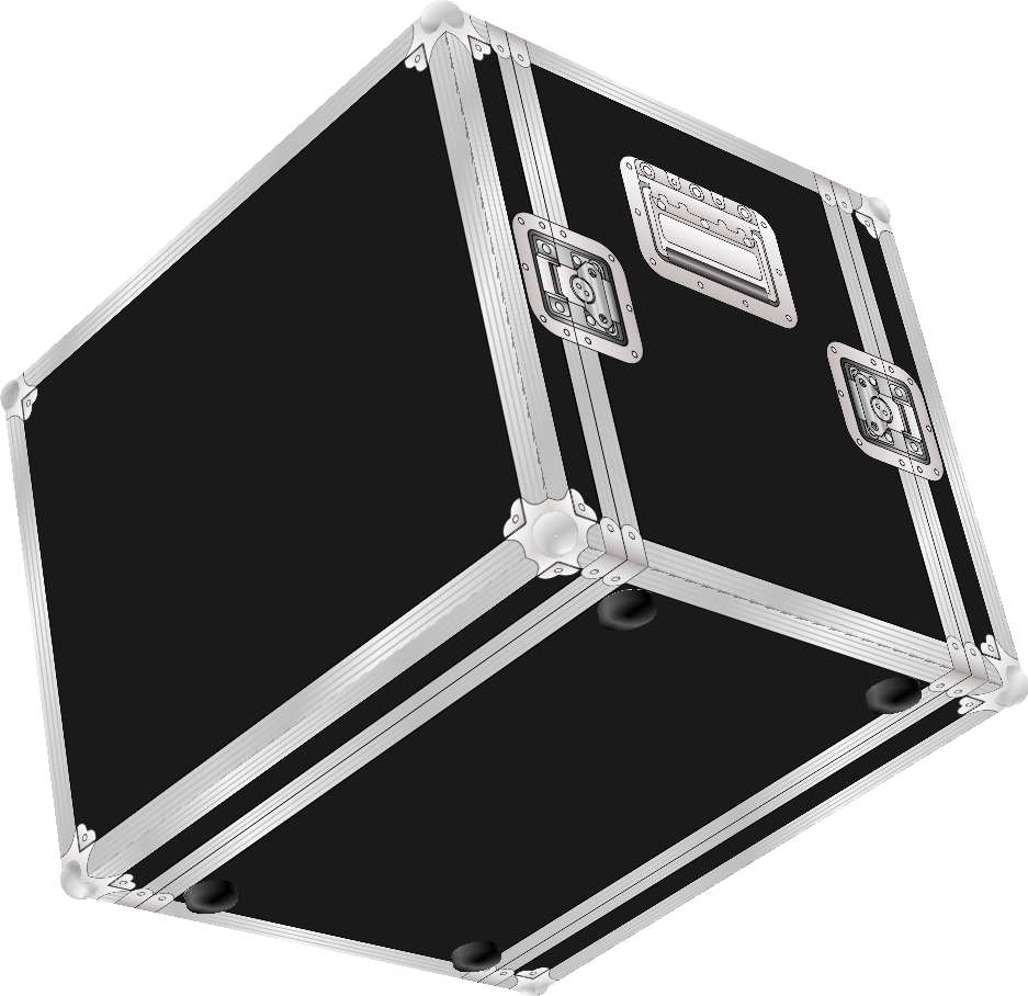 FLIGHTCASE PROFESSIONAL PER TESTATA MASOTTI SKILL + 3U RACK