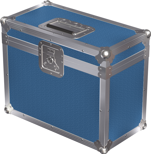 FLIGHTCASE PER 2 MINI TESTE MOBILI