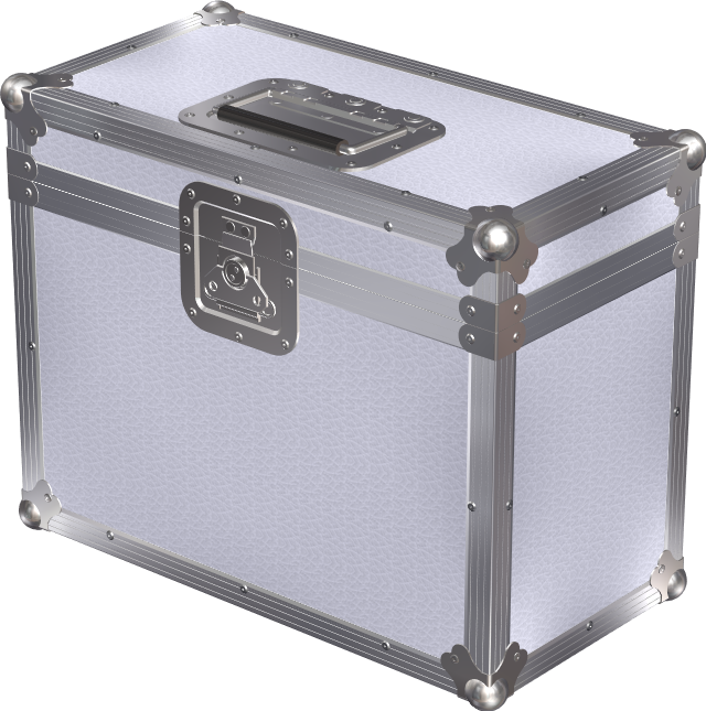 FLIGHTCASE PER 2 MINI TESTE MOBILI